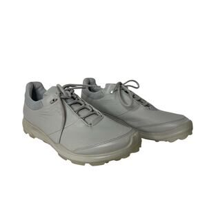 ECCO Women's Biom Hybrid 3 Leather Golf Shoes Gray Size 8-8.5 Spikeless EU 39